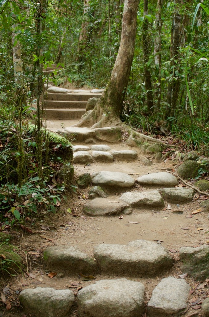 a stony path